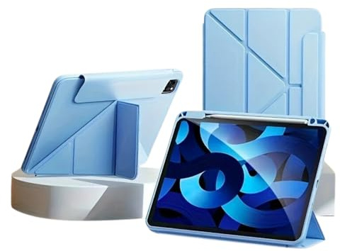 Gorilla Tech Ultra Slim Origami iPad Pro 10.5 Case (2017) – Smart Cover with Auto Sleep/Wake, Stylish Folding Stand, Lightweight & Protective (Sky Blue)