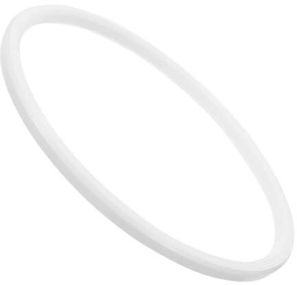 WATIIFUFU Guarnizione Silicone Rettangolare per Lunch Box Bento Anello Elastico Sigillante Resistente Tenuta Perdite per Contenitori Alimentari Bianco