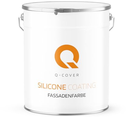Q-COVER Fassadenfarbe Weiß F103 5L – Wasserabweisend, Wetterfest