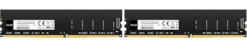 Lexar UDIMM RAM DDR4 8GB 3200 MHz, U-DIMM PC Memoria, DRAM 288-Pin RAM, Memoria Desktop, Memoria per Computer ad alte Prestazioni, Aggiornamento del Modulo RAM (Confezione da 2)