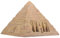 Egyptian Sandstone Pyramid Box Collectible Egypt Decoration Container
