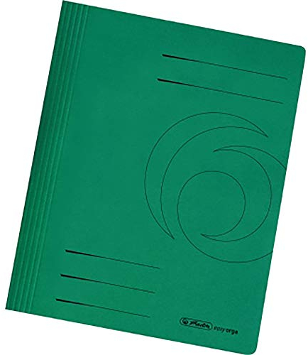 Herlitz 10902542 Schnellhefter, DIN A4, PP-Folie Grün