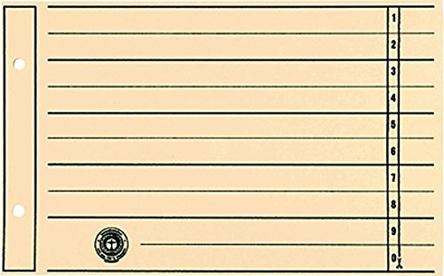 Fetra 9611108100 Trennblätter A5 B240xH150 mm chamois 230 g/qm Inh.100