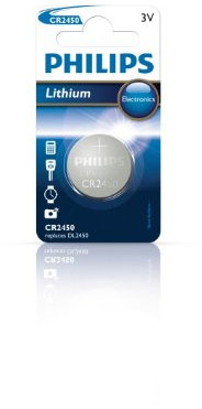 Philips Minicells - Pile CR2450/10B - Batterie Unique, CR2450, Lithium, 3 V, 1 pièce(s), 600 mAh