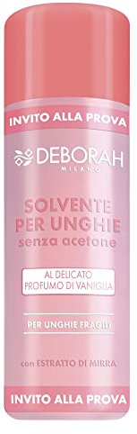 Deborah smalto solvente senza acetone, 120 ml