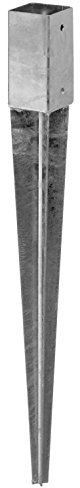 Connex HV4275 Einschlagbodenhülsen 71 x 71 x 150 x 750 mm, feuerverzinkt