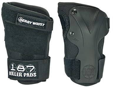 Killer Pads Schutzausrüstung Wristguard Derby, Schwarz, L, 11.11.WRG.DRB.02-04