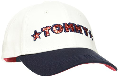 Tommy Hilfiger Damen Team Tommy Cap Baseball Cap, per Pack Schwarz (Corporate 901), One Size (Herstellergröße: OS)