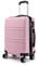 Kono Koffer Trolley Hartschale Handgepäck Zwillingsrollen Leichtgewicht ABS Kabinentrolley Reisekoffer Zahlenschloss 55cm