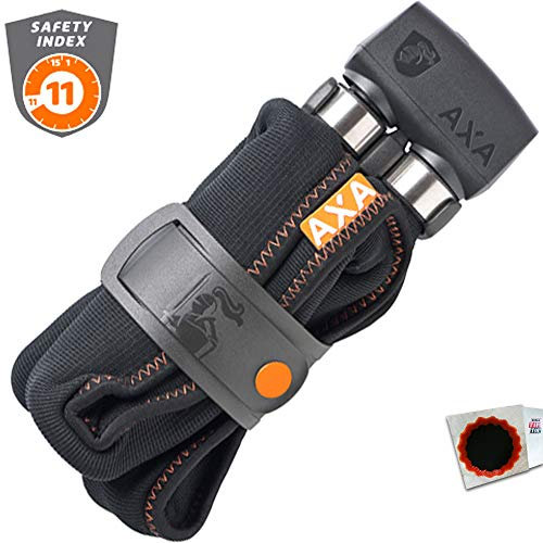 AXA Faltschloss 1000 105cm schwarz + SCHLAUCHFLICKEN