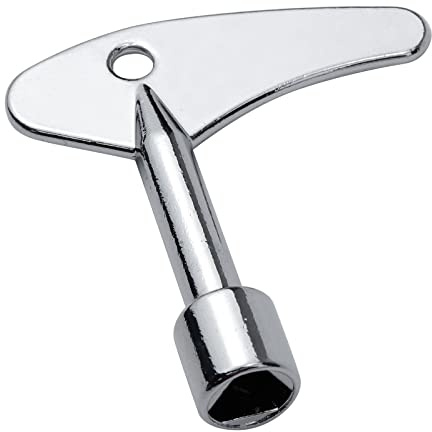 Antrader Triangle Spanner Key, Matel Triangular Lock Keys Socket Universal Utility Keys for Elevator Emergency Lift Door Triangle Panel Lock