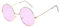 Lazzboy Frauen Männer Vintage Retro Brille Unisex Fashion Circle Frame Sonnenbrille Eyewear Klassische Lennon Runde Polarisierte Mit Schutz Paar Hippie Stil Kreis Farbige Gläser(E)