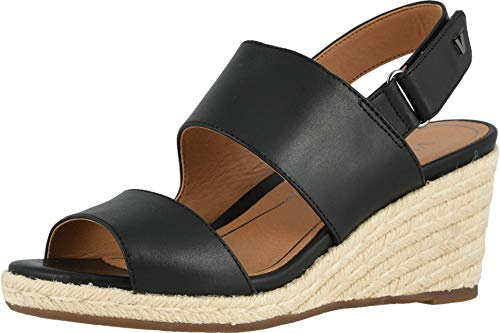 Vionic Women's Brooke Wedge Sandals - Espadrille with Concealed Orthotic Arch Support