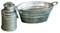 SELVA 3-teiliges Set – Eimer, Milchkanne und Wanne aus verzinktem Blech – bemerkenswerte Details in jeder KRIPPENLANDSCHAFT – ideal für Figuren zwischen 8 und 13 cm – EIN Spaß für Groß und Klein