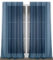 BEAUTEX Vorhang mit Kräuselband oder Ösen, transparente Gardine Dolly, Farbe und Größe wählbar (Kräuselband - Breite 140 cm - Höhe 250 cm - 2 Stück - Marine)