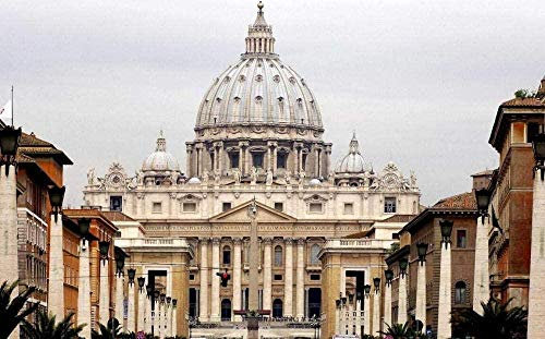 XiuTaiLtd Rom, Vatikan, St. Petersburg, Basilika St. Petersburg 1000-teilige Puzzles Einzigartige Geschenke Bild Kunst Holz Zusammenbau Personalisiertes Spiel