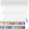 Duufin 120 Stücke Acryl Schlüsselanhänger Set mit Leder Quasten Anhänger Acryl Rechteck Rohlinge Schlüsselringe mit Kette und Biegeringe, Transparent Acryl Schlüsselbund Rohlinge Bunte Quasten Set