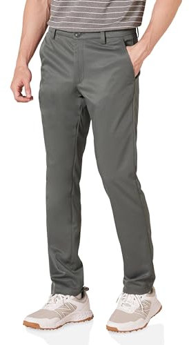 Amazon Essentials Herren Stretch-Golfhose in schmaler Passform, Grau, 34W / 34L