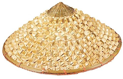 PiniceCore Coolie Straw Bamboo Kegelhut Gartenlandwirt Angeln Strandhut