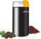 Molinillo de café eléctrico, Wancle molinillo de semillas, Molino de café de un toque (para frijoles, especias, etc.), con cepillo de limpieza (Negro+Naranja)