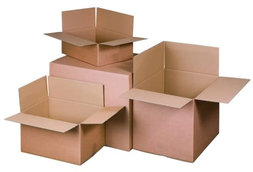 karton-billiger | Faltkartons Versandkartons Fefco 0201 Karton - 2-wellig - versch. Größen (600 x 400 x 400 mm, 10)