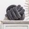 2 Stück Knotenkissen,Geknotetes Kissen Plüsch Kissen Rund Weiche Knoten Ball Kissen Knot Kopfkissen Ästhetisch Knoten Dekokissen Handgemachtes Geknotete Wurfkissen für Sofa Bett Zimmer Dekor F 35cm