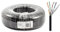 RosenetSys Budget Outdoor Bobine de câble réseau externe Cat5e-CCA UTP Cat 5e Noir 100 m