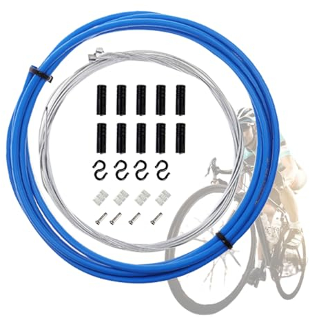 Cerioll Kit Cavo Deragliatore per Bicicletta, Kit di Cavi per Deragliatore per Bici E Alloggiamento, Kit di Cambio Cavo Universale per Bicicletta Set di Alloggiamento Cavo Deragliatore per Bici