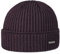 Stetson Parkman Mütze - Strickmütze Damen/Herren - Wintermütze aus 100% Merinowolle - Made in The EU - One Size 54-62 cm Umschlagmütze - Wollmütze Herbst/Winter - Rippmütze lila One Size