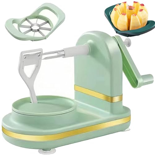 WEYSHHT Home Essentials Multi-Fruit Peeler 2.0, Pelador de Frutas Manual, Pelador y Descorazonador, Hand Peeler Fruit Peeler Machine, Pela Patatas, Frutas y Verduras al Instante