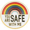 Brosche „you Are Safe with Me“, Regenbogenflagge, Stolz, Lgbt-liebhaber, Anstecknadeln Für Rucksäcke, Abzeichen, Schmuck, Dekorationen