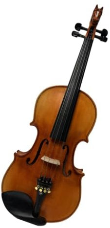 Geige 4-saitige Violine mit graviertem Pferdekopf, 4/4-Violine