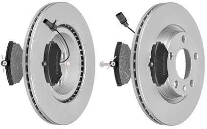 F.BECKER_LINE BREMSSCHEIBEN Ø280MM + BREMSBELÄGE VORNE FÜR AUDI A4 B5 VW PASSAT