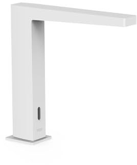 Tres 20261320BM Slim Grifo Electrónico con Sistema Premezclador para Lavabo Color Blanco Mate