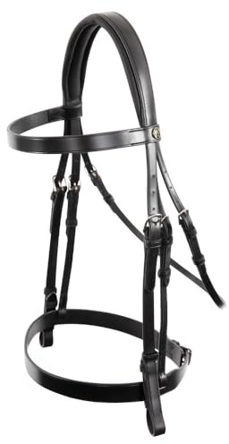 BR Hunter Trense Kempston Cob Schwarz/Silber
