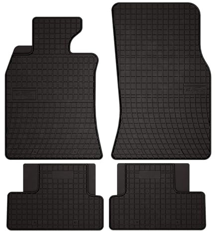 Wielganizator SolidPRO Gummimatten passend für Mini Cooper R56 (2006-2013) | Qualität: Premium - Genaue Passform, rutschfest 4-teilig Fußmatten- Schwarz