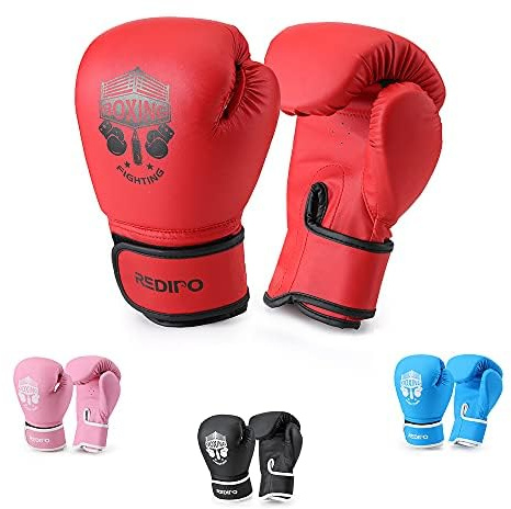 Kids Boxing Gloves, Sponge Foam Training Sparring Gloves Thai Kick Boxing for Kid and Youth, Suitable for Boys and Girls Age 3 to 9 Years