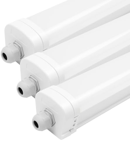 Ledvion - 3X LED Röhrenleuchte, 150CM, 48W, 6500K, IP65, LED, Koppelbar, Weißes Helles Licht