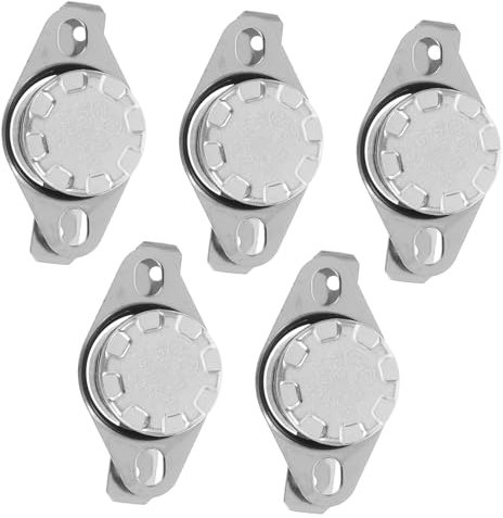 DOITOOL 5pcs Replacement Thermostat Switch for Electric Water Heater Microwave Oven Normally Closed Switch Thermostat Module