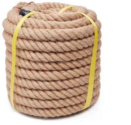 Cuerda para Trepar De Yute 20 Milímetros Batalla O Battle Rope Gimnasios Bomberos para Aire Libre Entrenamiento De Fitness Y Fuerza(8mm,10m)