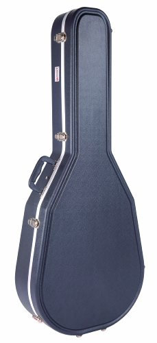 Kinsman KGC8680 - Custodia preformata in ABS per chitarra acustica di modello jumbo