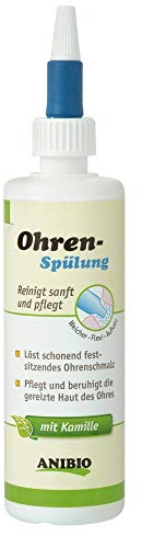 Anibio Ohrenspülung für Hunde und Katzen 125 ml