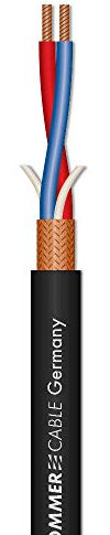 Sommer Cable Mikrofonkabel 100m Stage 22 Highflex; 2x 0,22 mm² schwarz