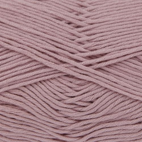 King Cole 30618 Bamboo Cotton Dusty Pink Yarn - 230M, 100g Double Knit