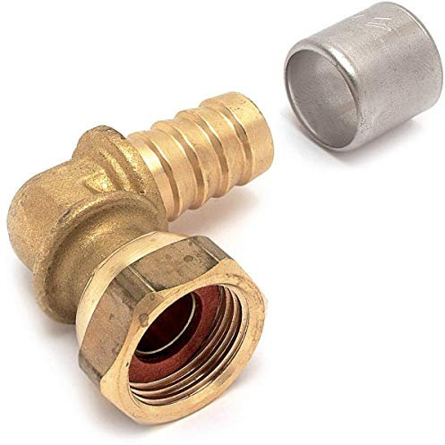 coude à écrou libre - a sertir - tube per - diamètre 12 vers femelle 15 x 21 - sachet 2 pièces - altech
