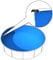 Pool-Innenfolie für runde Pools mit Durchmesser 350-360 cm x 90-92 cm Höhe