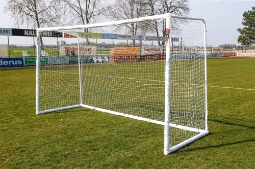 POWERSHOT® Porta da Calcio in PVC 3,7 x 2 m - Made in Germany - 2 Anni di Garanzia e installabile Tutto L'Anno!