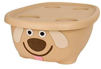 Prince Lionheart Tubimal With Hammock - Baby & Toddler Bath - Infant Comfort Sling - Plug - Storage With Lid - 3 Stages - Stackable – Cream Dog