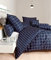 Janine Mako Satin Bettwäsche modernclassic 135 x 200 cm nachtschattenblau Fb. 12