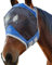 Harrison Howard CareMaster Pro Luminous Pferde Fliegenmaske UV-Schutz Fleece-Polsterung Standard Marineblau Kaltblut (XL)
